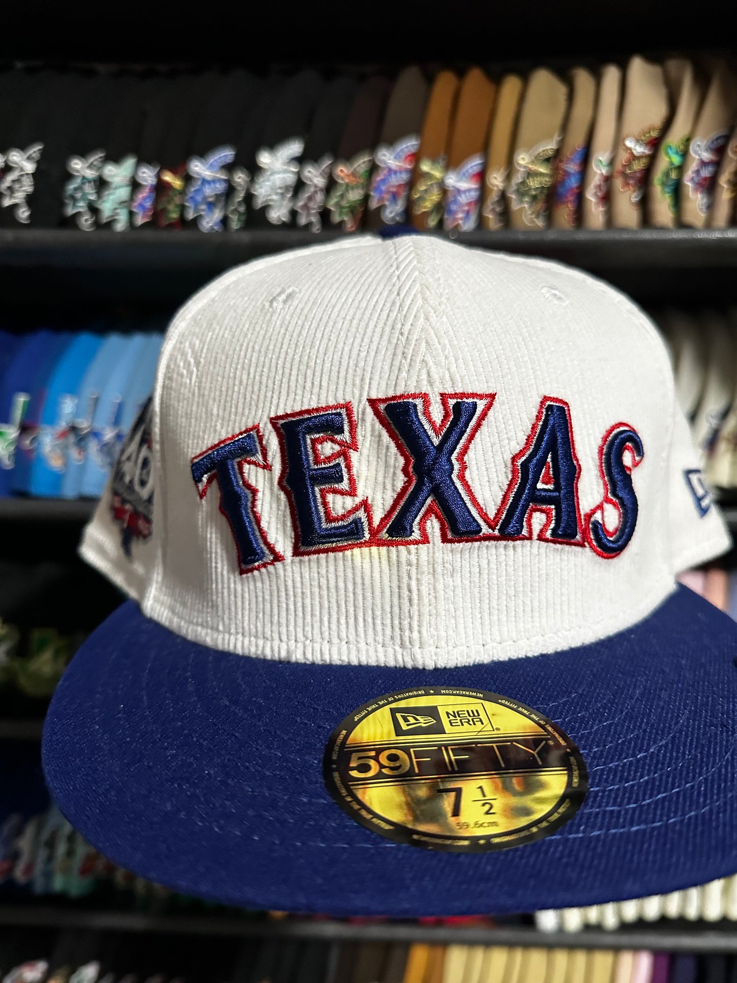 Lids HD Texas Rangers “Corduroy Script”