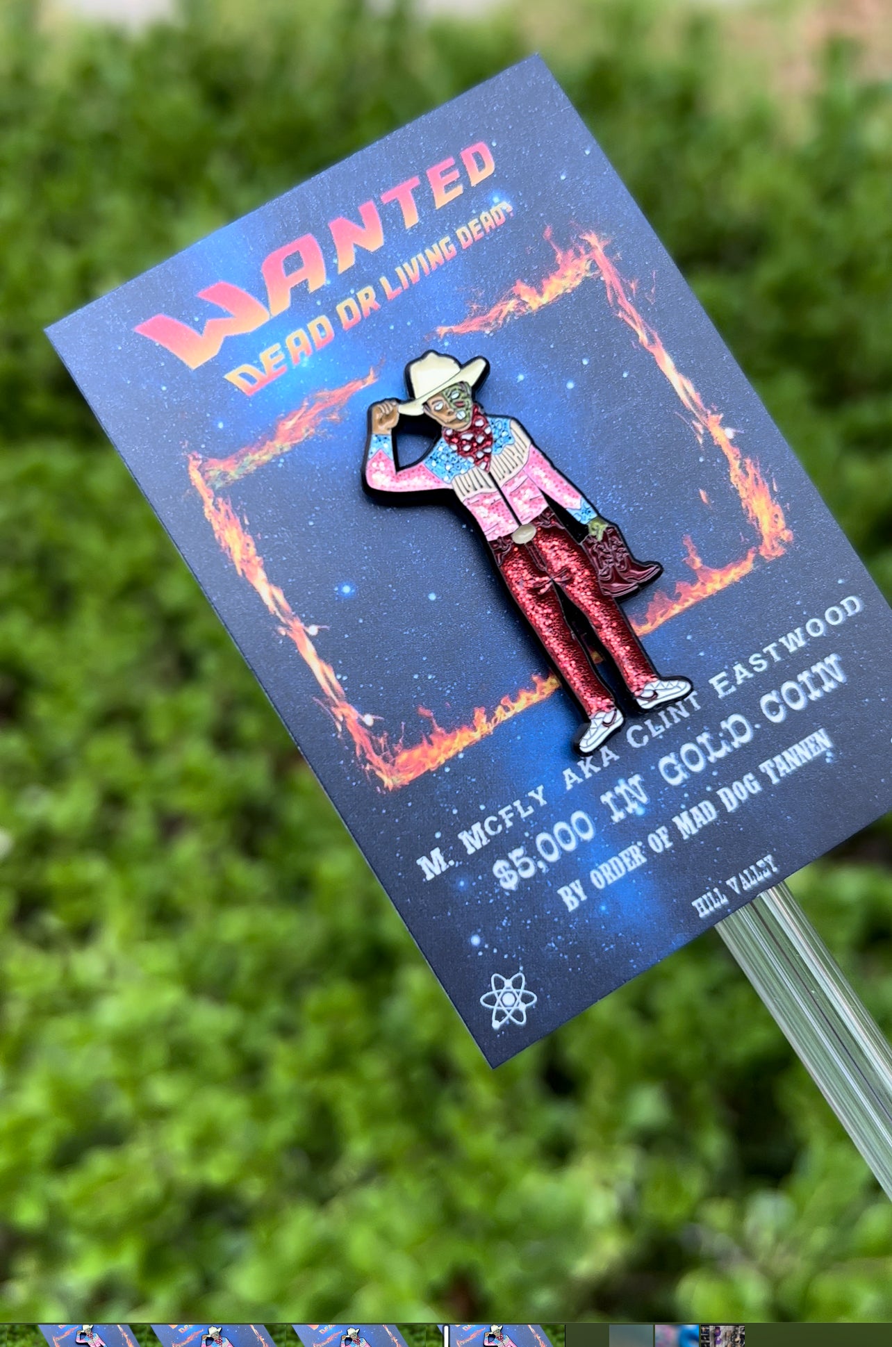 Undead Marty Mcfly Pin